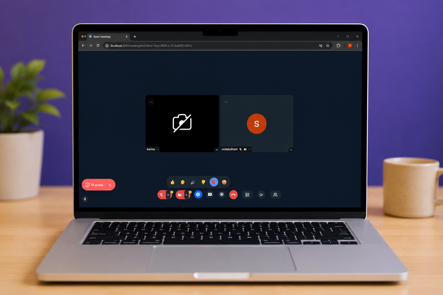 Soom — A Next-Generation Video Meeting App interface 2